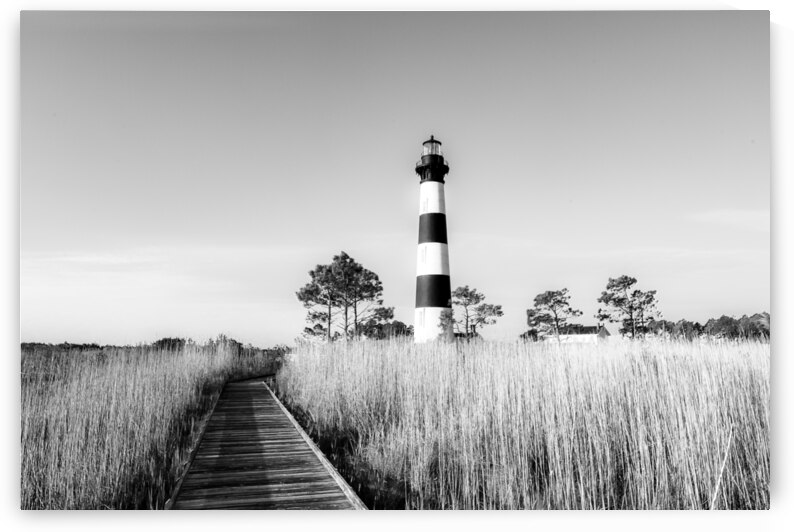 North Carolina Lighthouse in Black and White by Norma Brandsberg Photography