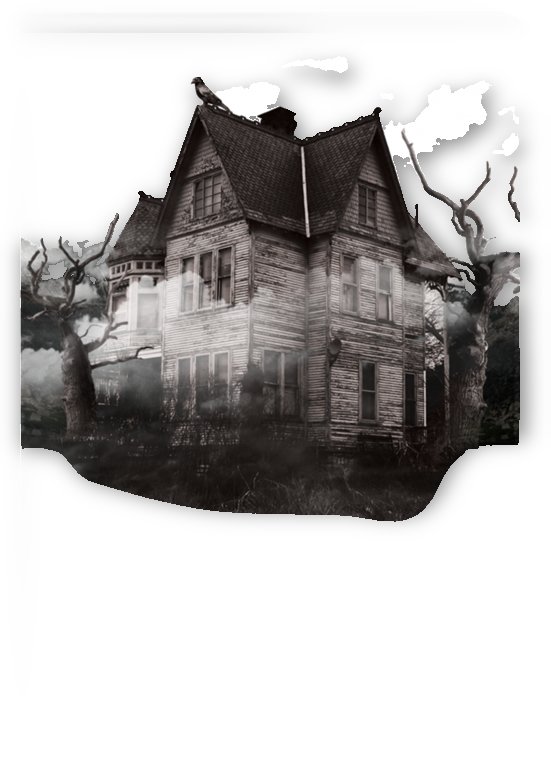 haunted night building by Shamudy