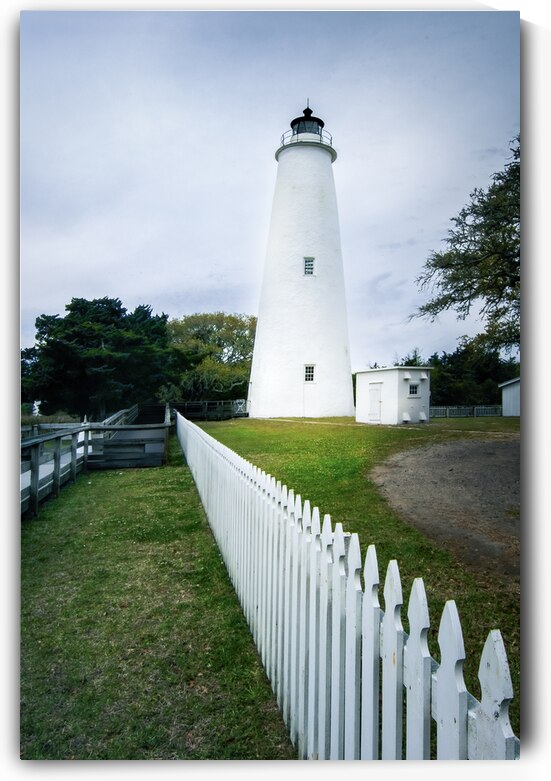 Ocracoke Lighthouse at Dusk by Norma Brandsberg Photography