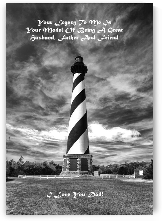 Cape Hatteras Lighthouse Fathers Day  by Norma Brandsberg Photography