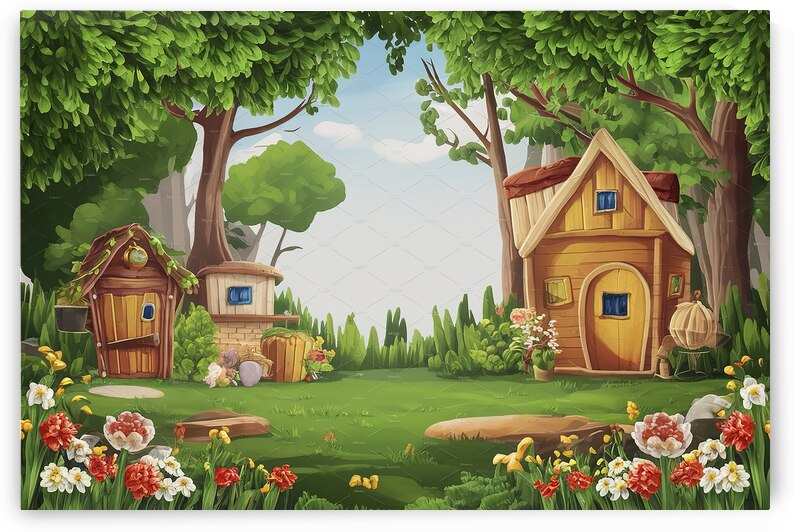 Dreamy childhood or fairy tale background by Sergiu Gutium