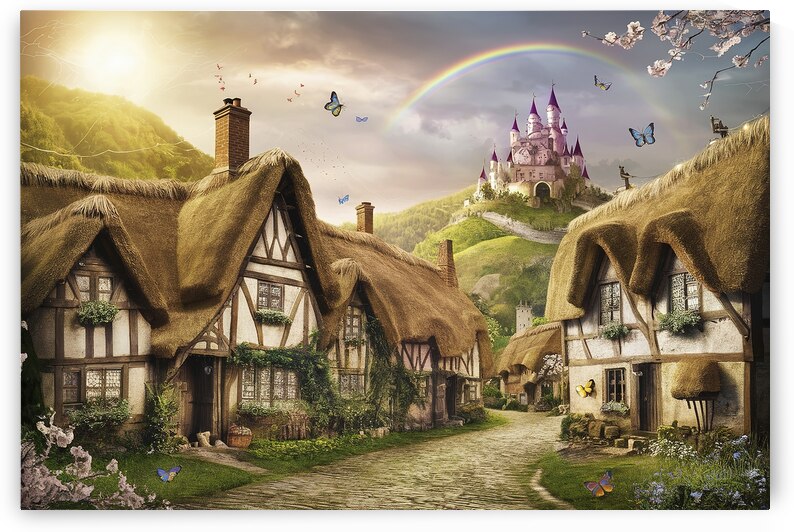 Dreamy childhood or fairy tale background by MihaiStanica