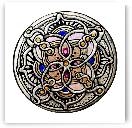 Organic Mandala by Julie Ann Stricklin by Julie Ann Stricklin