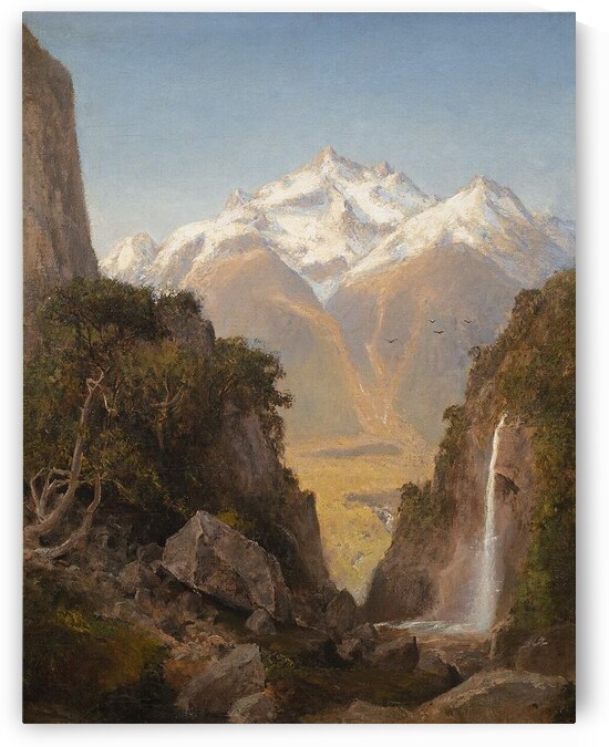 Chilean Andes Cypress Valley by Henry A. Ferguson by ASAR STUDIOS