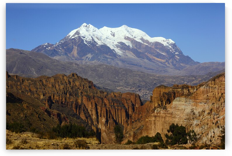 Palca Canyon and Mt Illimani Bolivia by Magical Andes Photography