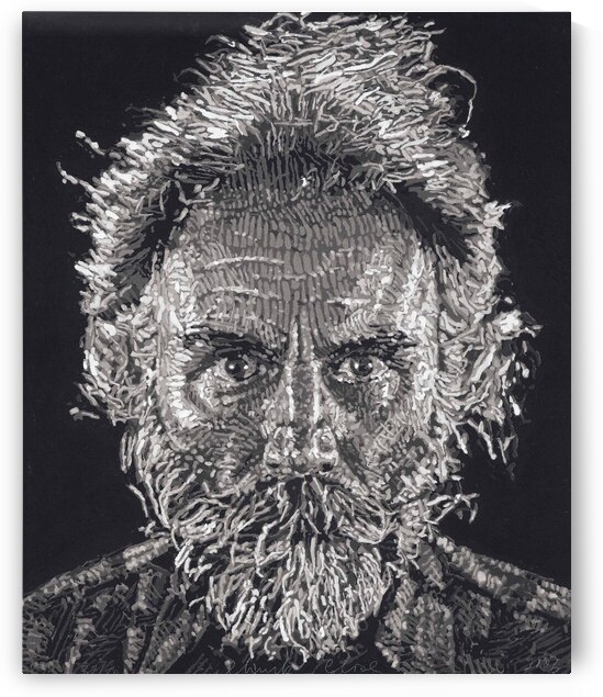 CHUCK CLOSE B. 1940 Lucas Paper Pulp by ASAR STUDIOS