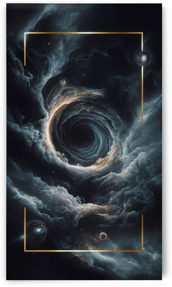 A stunning and captivating cosmic landscape featu by Hritcu Elena