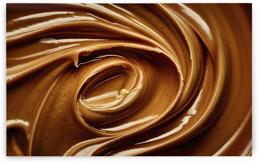 the velvety texture of hazelnut butter 1 by Hritcu Elena