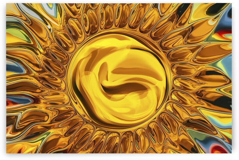 A mesmerizing abstract painting featuring a vibra by Hritcu Elena