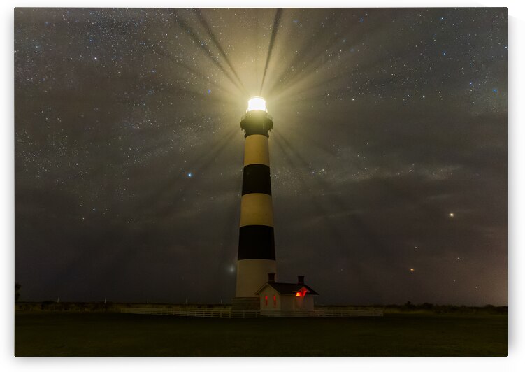 Bodie Lighthouse Light Rays by Norma Brandsberg Photography