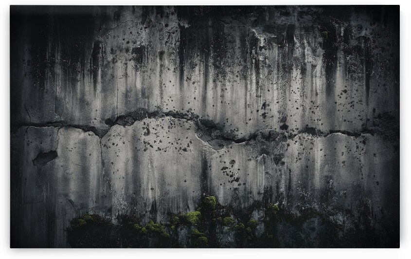 grayscale image of a weathered textured concrete by VeronicMorar