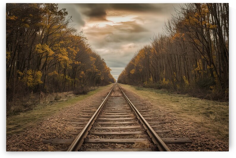 empty old railway 2 by juverdeanu