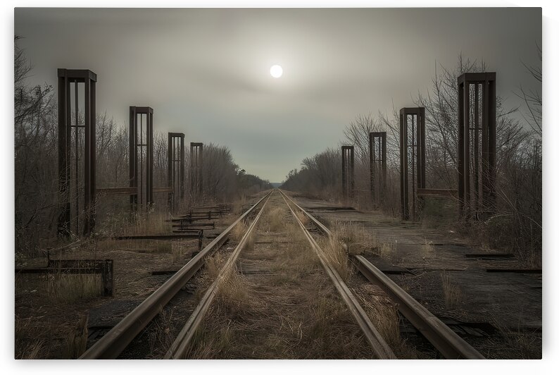 empty old railway 3 by juverdeanu