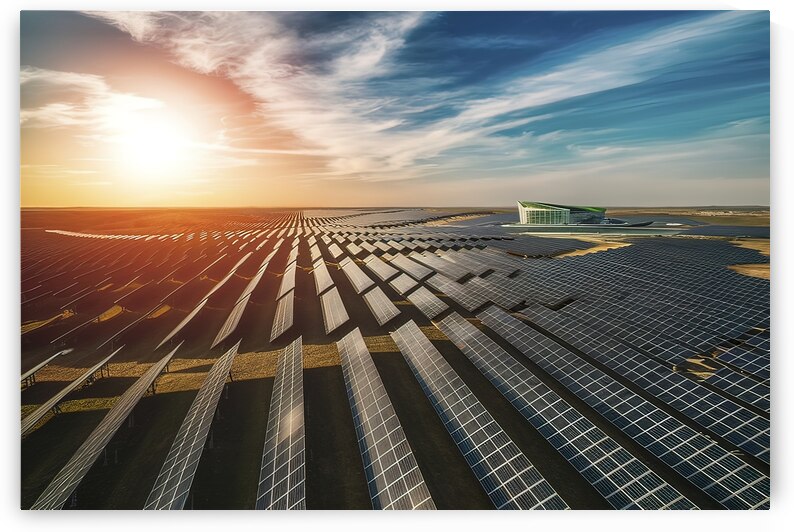 view of a solar photovoltaic cell panels under su 1721225884.8035 by MihaiStanica