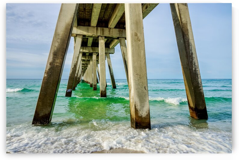 Early Morning Under Navarre Pier by Jennifer White
