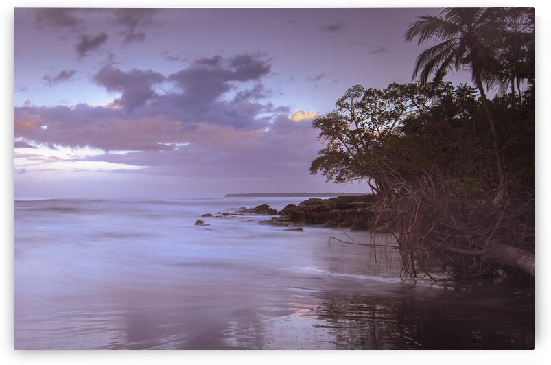 Cahuita Black Beach Storms at Sunset by Norma Brandsberg Photography