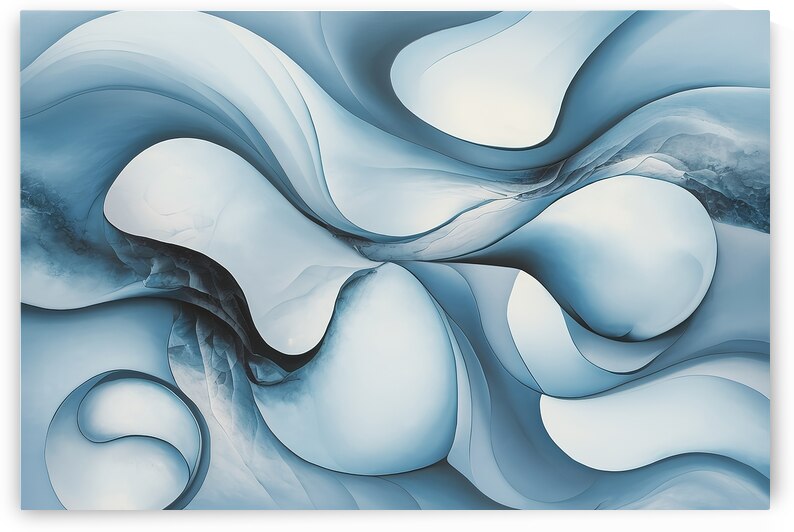 light blue hues abstract background 3 by Dan Avian