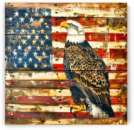 USA Symbol - American Eagle by SykArt Designs