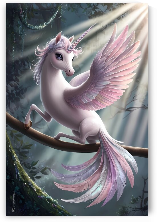 The Majestic Unicorn Bird by ALRAIS
