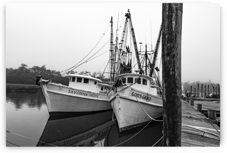 Rockville South Carolina Shrimp Boats by Norma Brandsberg Photography