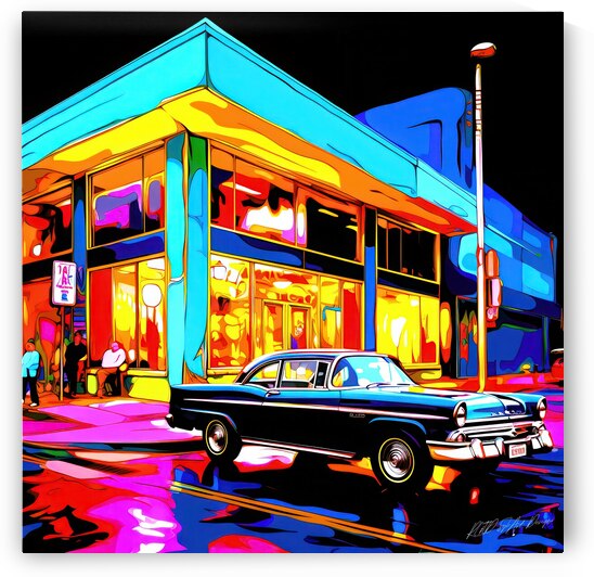 Small Town Vintage - Retro by SykArt Designs