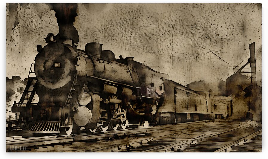 bond colorado train art by Row One Brand