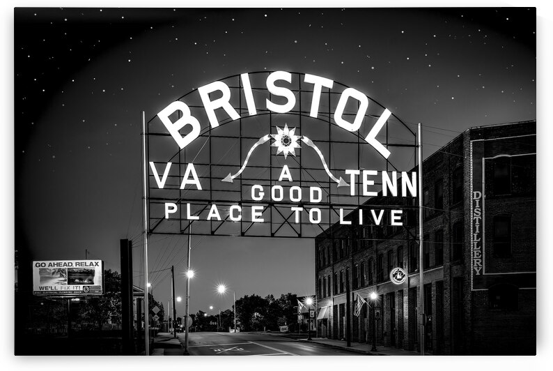 Bristol A Good Place to Live bw by Shelia Hunt Photography