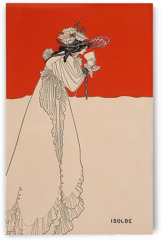 Isolde by Aubrey Beardsley by Steve Painter