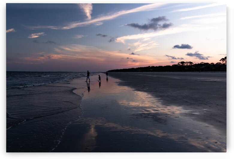 The Hilton Head  Perfect Beach Sunset by Norma Brandsberg Photography