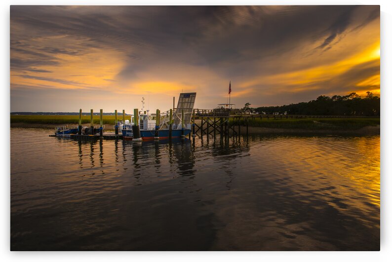 Hilton Head Buck Island Sunset by Norma Brandsberg Photography