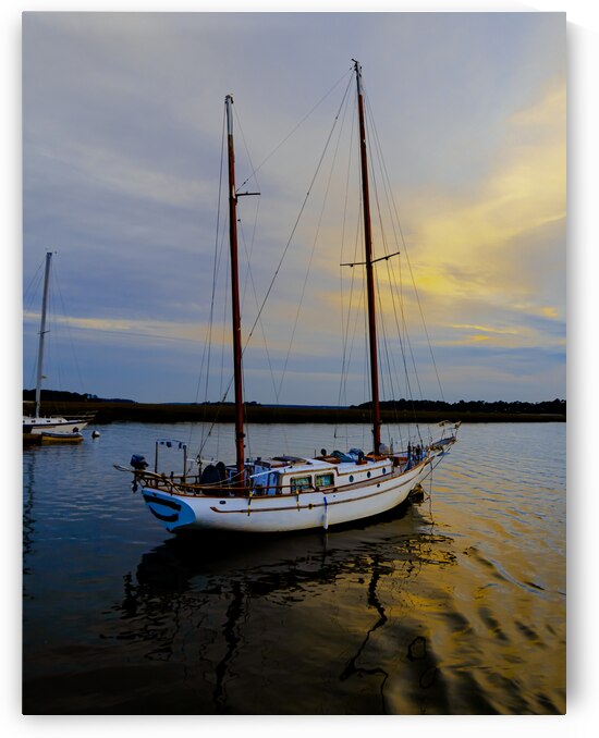 Hilton Head Sailboat Done for the Day by Norma Brandsberg Photography