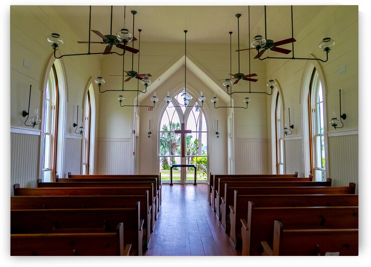 Old  Bluffton Church by Norma Brandsberg Photography