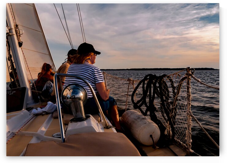 Hilton Head Sunset Sail by Norma Brandsberg Photography