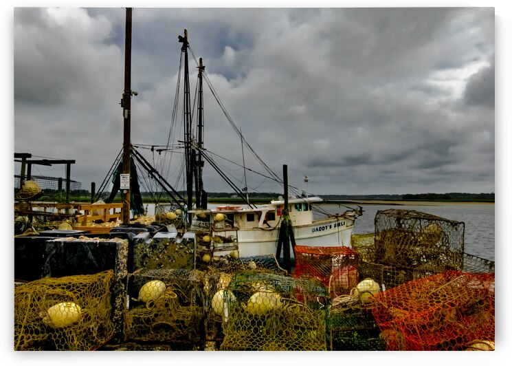 Bluffton Shrimper Daddys Girl by Norma Brandsberg Photography