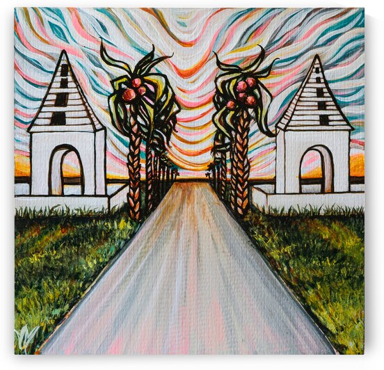 Alys Beach Entrance | Alys Beach Florida | Scenic Hwy 30A  by Melissa Malcolm Art