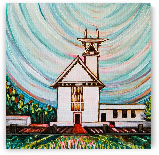 Seaside Chapel | Seaside FL | Scenic Hwy 30A by Melissa Malcolm Art