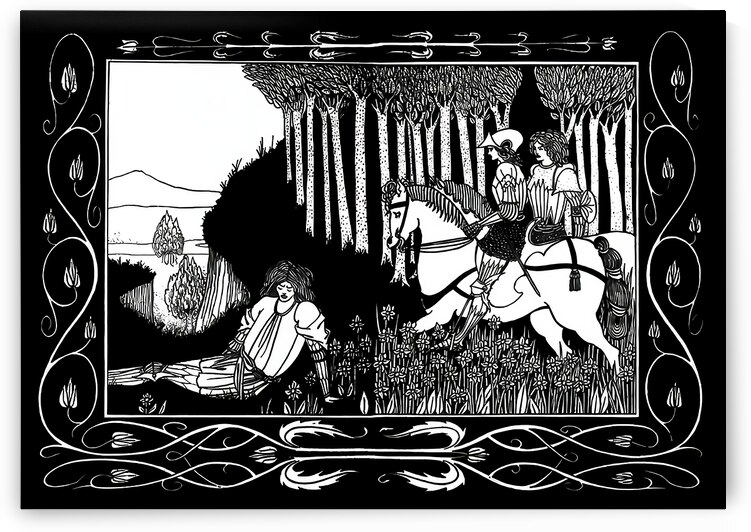 King Mark and Sir Dinadan  by Steve Painter