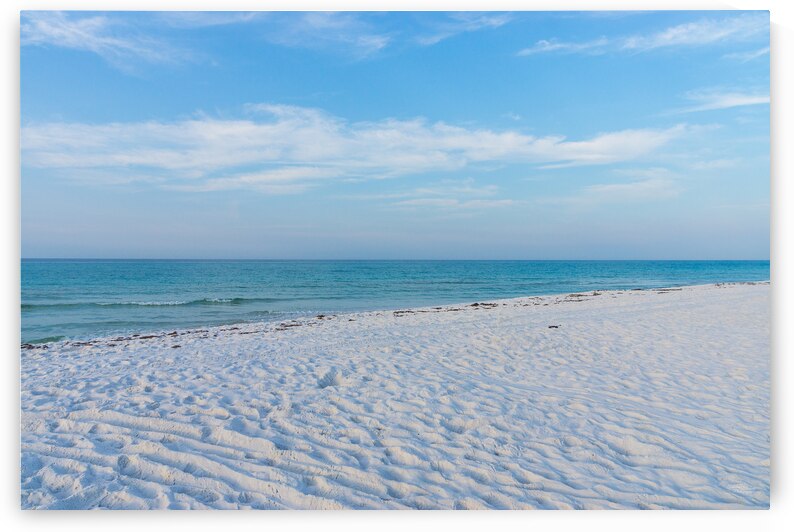 Florida Panhandle White Sand Beach by Jennifer White