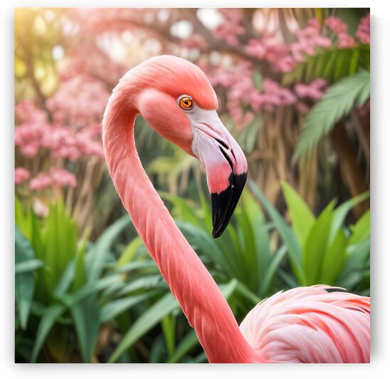Flamingo Fantasia by Modern Wall Artwork
