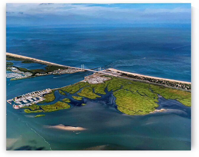 Indian River Inlet Aerial Snapshot by Bill Swartwout Photography