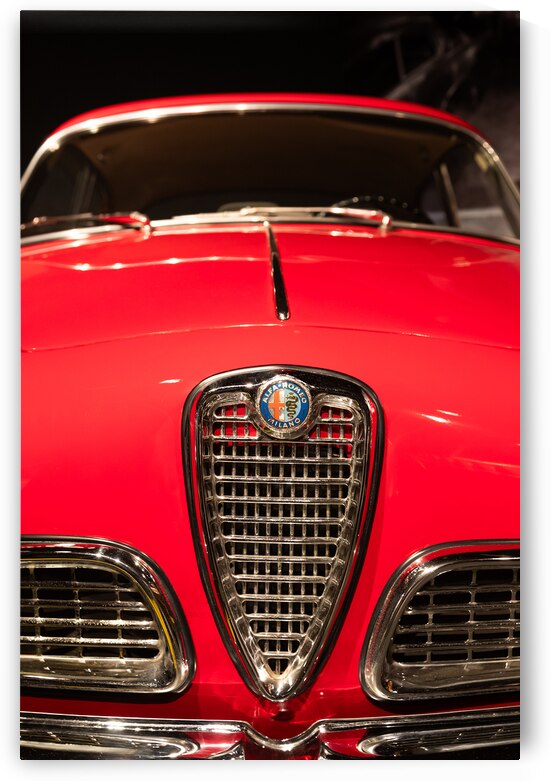 Alfa Romeo Giulietta Sprint 1954. Red spider Italian luxury cl by Paolo Modena