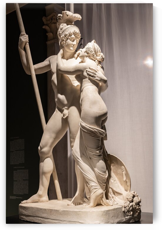 Venus and Mars by Antonio Canova 1816. Concept of love couple by Paolo Modena