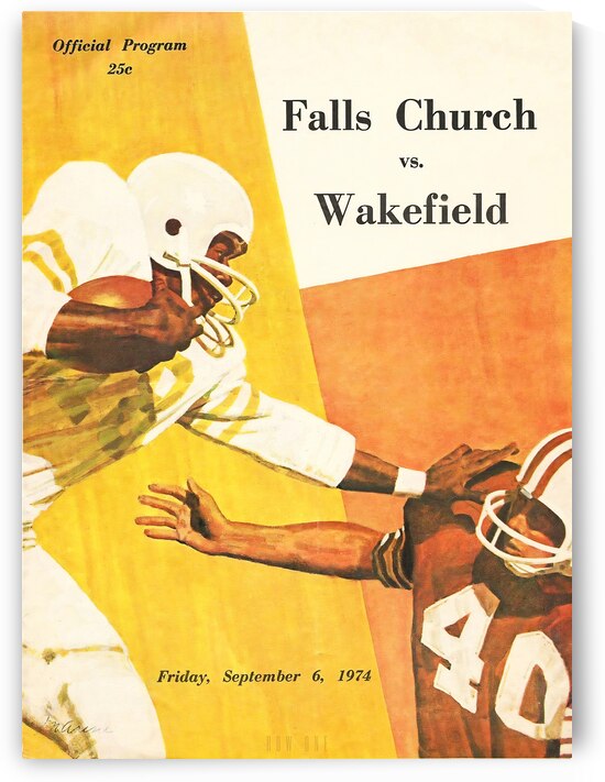 1974 Falls Church vs. Wakefield by Row One Brand