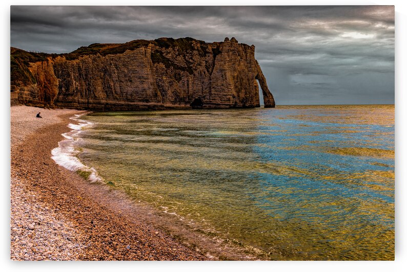 Etretat Cliffs Beach Front by Norma Brandsberg Photography