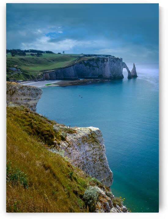 Normandy Cliffs and Arch at Etretat by Norma Brandsberg Photography