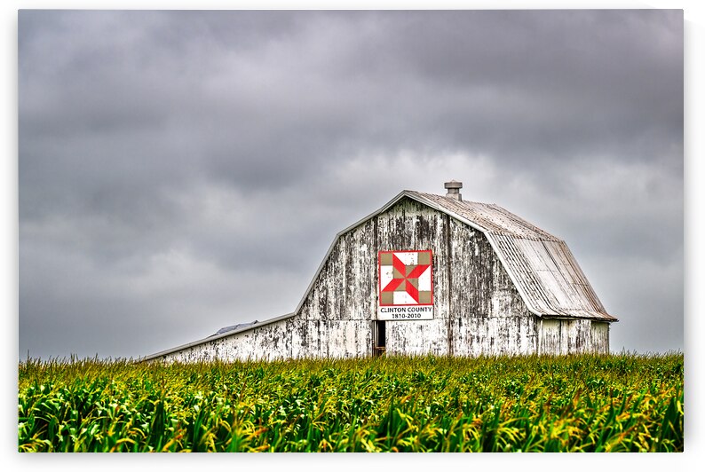 Stormy Day at Clinton County Barn by Andy Crawford