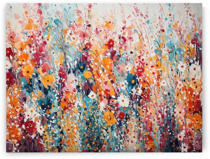Poppy Color Burst by Modern Wall Artwork