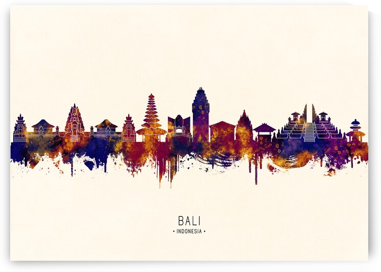 Bali Indonesia Skyline by Towseef Dar