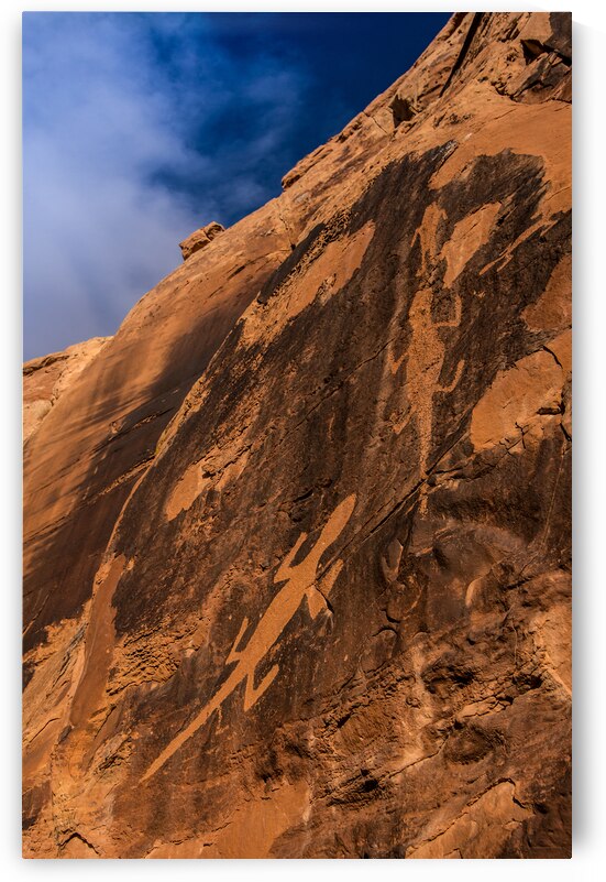 Lizard Petroglyphs - Cub Creek - Dinosaur National Monument by Gary Whitton