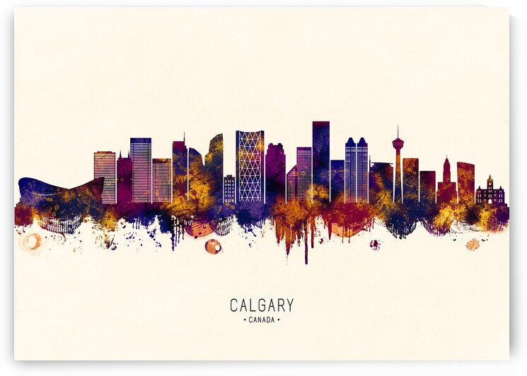 Calgary Canada Skyline by Towseef Dar